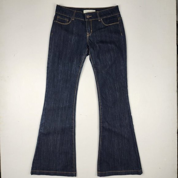 𝅺NITROGEN Signature Belle Bottom Denim Jeans Size 29 - Picture 1 of 12